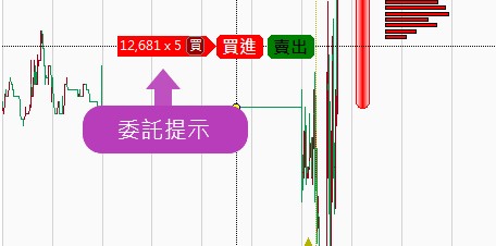 顯示委託提示